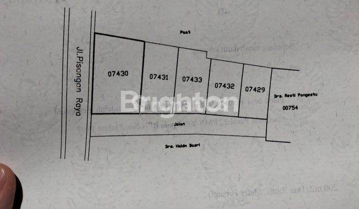 Tanah Strategis Di Cirendeu, Cipytat, dekat MRT 1