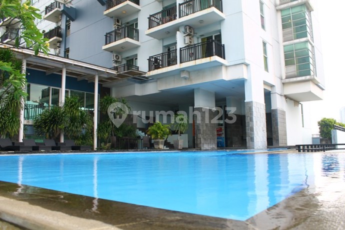 Unit siap huni lantai rendah tower B Apt Marbella Kemang