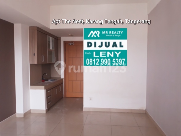 JUAL MURAH...THE NEST APARTMENT, STUDIO 27 M2, DI KARANG TENGAH, TANGERANG, LAGI BU