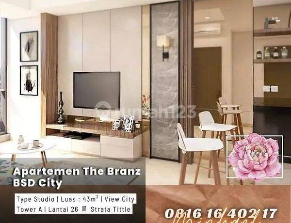 Apartemen Di The Branz Type 1BR, BSD City