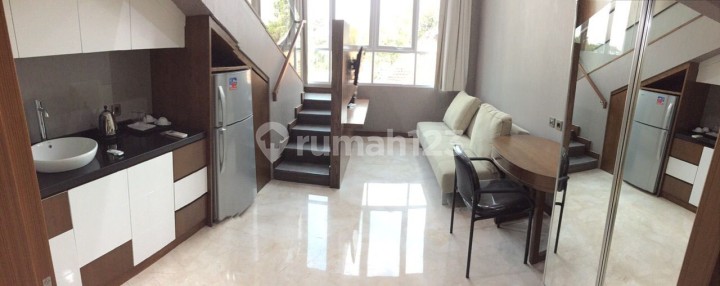 CEPAT & TURUN HARGA APARTEMEN STUDIO DNG LOFT FULLY FURNISHED DI MENTENG
