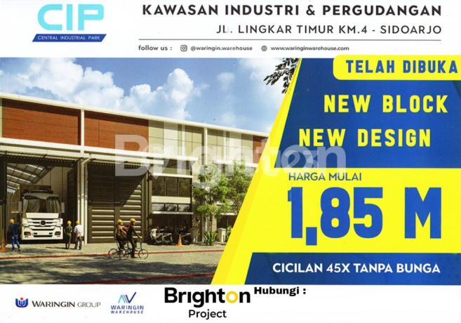 Pergudangan baru Central industri park (CIP) lingkar timur sidoarjo