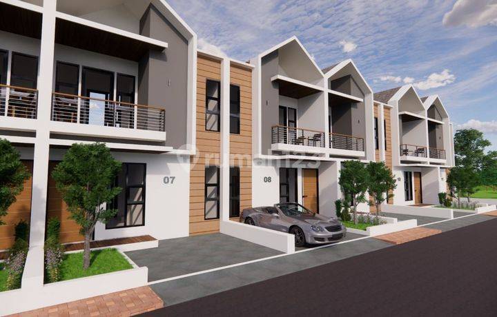 RUMAH VILA MODERN SEJUK VIEW GUNUNG DI CISARUA DEKAT BIOFARMA
