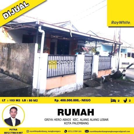 Di  Rumah di Griya Hero Abadi Kec. Alang-Alang Lebar