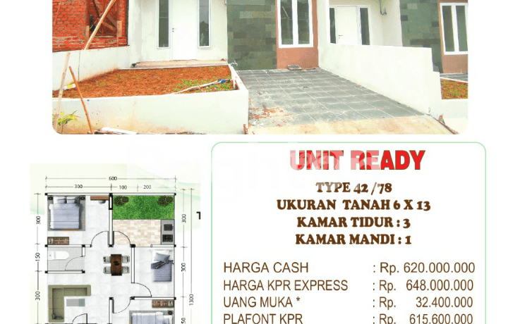 RUMAH MURAH DI PERUMAHAN PESONA KHATULISTIWA