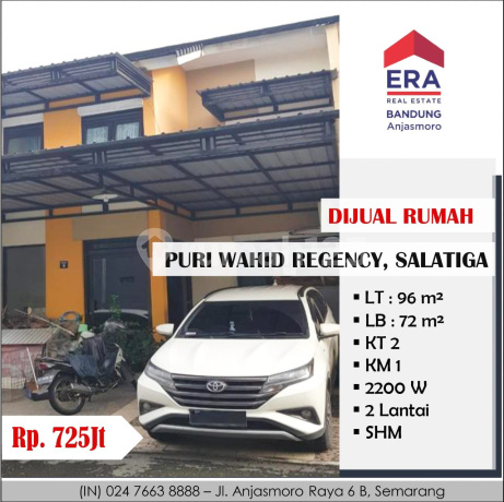 Dijual Rumah 2 Lt Di Puri Wahid Regency Salatiga