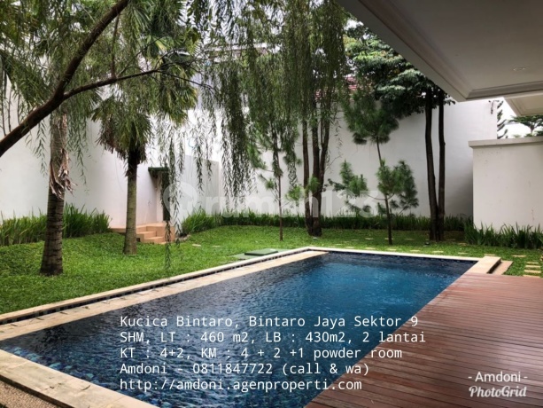 TURUN HARGA! Rumah Mewah Swimming Pool Besar Kucica Bintaro Jaya