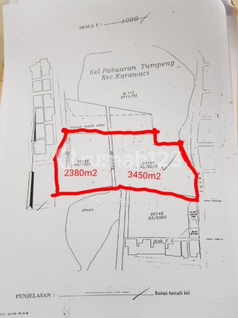 Tanah stategis Benua Indah di belakang City Mall