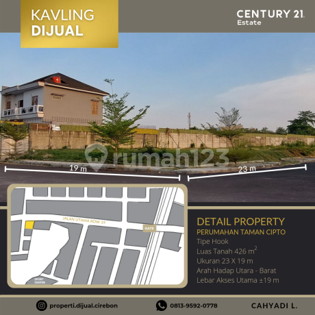 Tanah Kavling Perumahan Taman Cipto (Hook) Tanah Kavling Perumahan Taman Cipto (Hook)