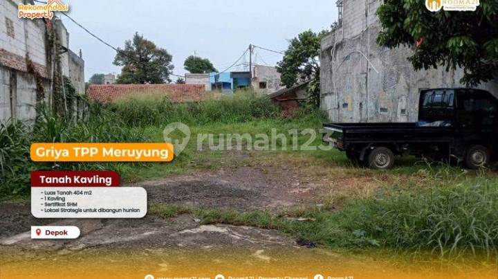 Tanah Kavling Di Griya Taman Tiga Putra. Limo, Cinere, Depok.