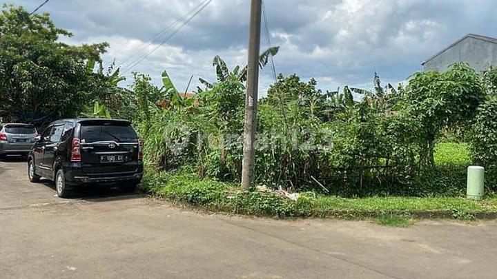 Tanah Kavling Hoek Di Villa Intan Pakuan Tajur Bogor Selatan 