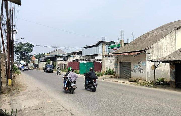 JUAL TANAH PRIBADI 1100 m2 JALAN RAYA UTAMA KARAWACI LEGOK KM 6