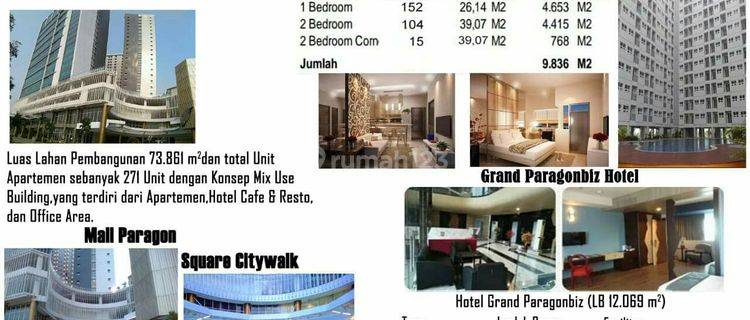 PARAGON SQUARE Tangerang Apartment Hotel Dan Mall 1 Kawasan Best Asset Best Invest STRATEGIS bawah harga Pasar PASTI UNTUNG 1