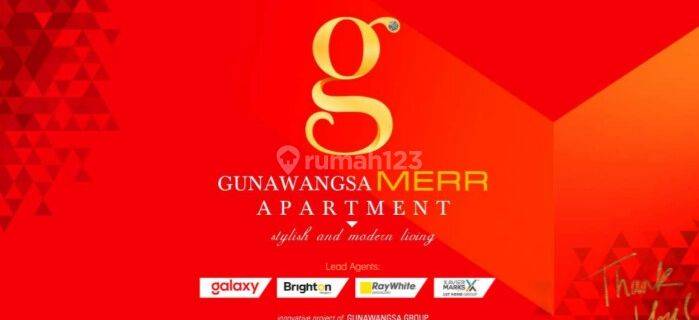 A.02E.Apartemen Gunawangsa MERR di SURABAYA SELATAN - (BEST SELLER) - SISA 1% TERAKHIR - STRATEGIS dan Dekat ke Mana-Mana (GRADE A++) 1