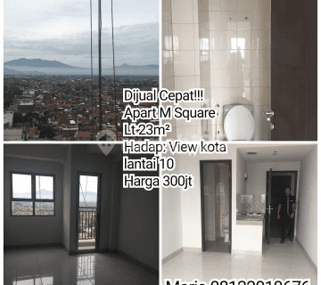 Apartemen murah type Studio di Msquare 1