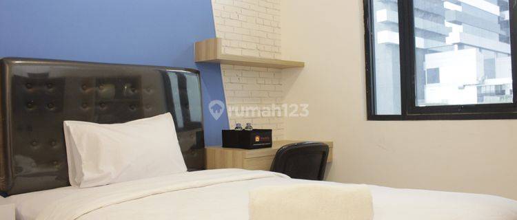 Studio Furnished Apartemen Lodge Paskal By Travelio 1