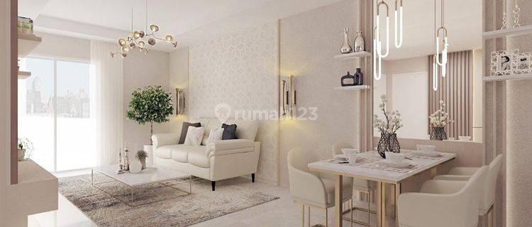 Dijual Apartemen Condminium Grand Mansion Central Park. 2+1 Br, Furnish Baru 1