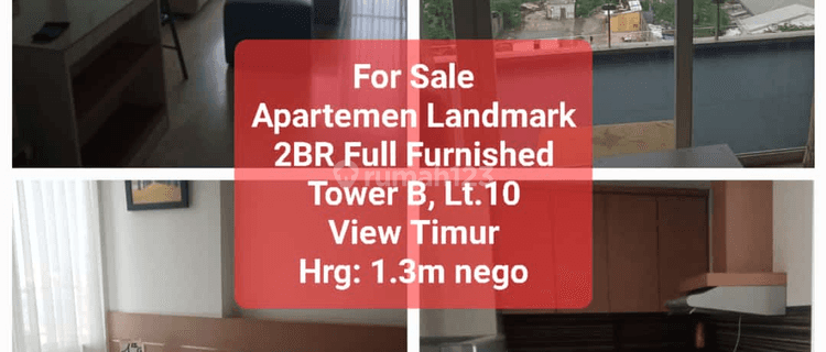 murah apartement landmark residence 2 BR furnished siap huni 1