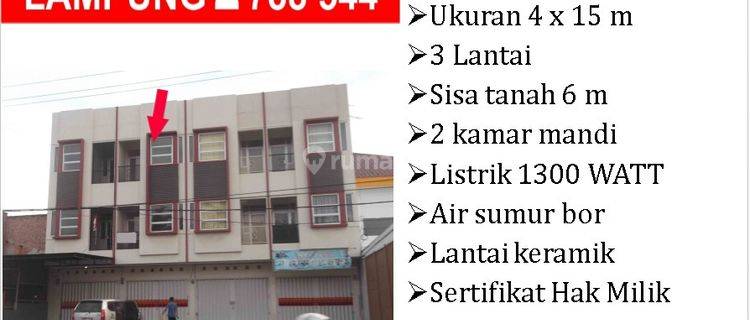 Ruko  3 lantai di jl. tirtayasa 1