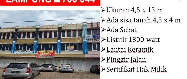 Ruko di Bandar Jaya siap pakai 1