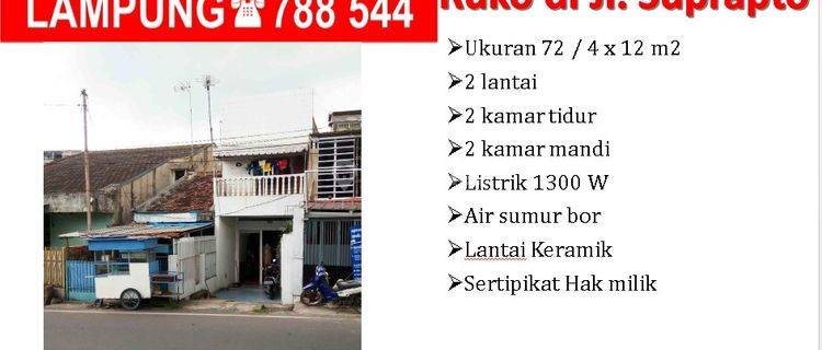 Ruko 2 lantai di jl suprapto cocok untuk usaha 1