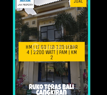 MAU CEPAT JUAL!!TURUN 75 JT!! RUKO TERAS BALI CANGKIRAN MIJEN. MUDAH DISEWAKAN!! 1