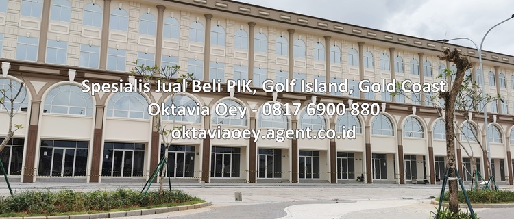 For Rent Golf Island PIK Shop House, 4 floors, Facing Boulevard 1