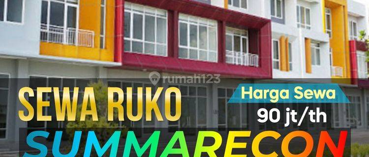 Ruko 3 Lantai Sumarecon 1