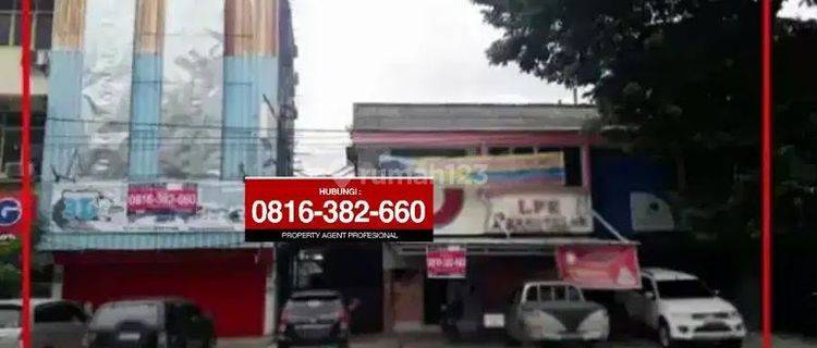 Tanah 1000m2 Strategis Plus Bangunan Jln Veteran Palembang 1