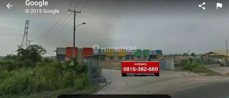 Gudang 480m2 dekat Pintu Tol Keramasan Kapalbetung Palembang 1