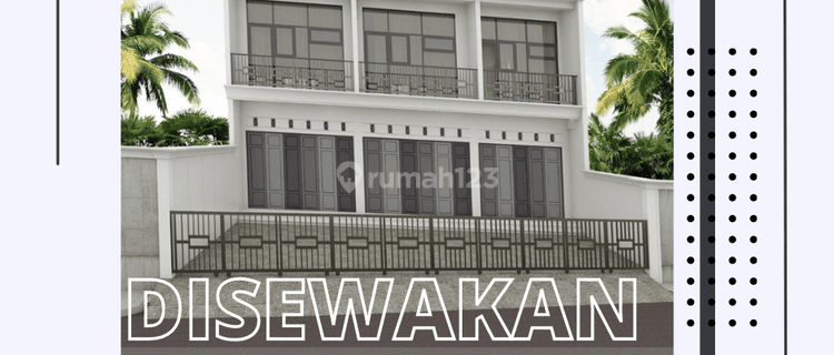 Disewakan Ruko Baru 2.5lt +basement Kota Sukabumi, Re Martadinata 1