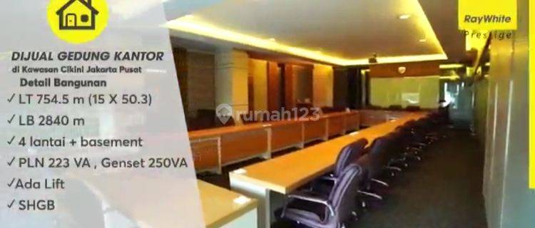 Gedung Kantor Cikini Bagus Siap Pakai Super Nego Sampai Deal 1