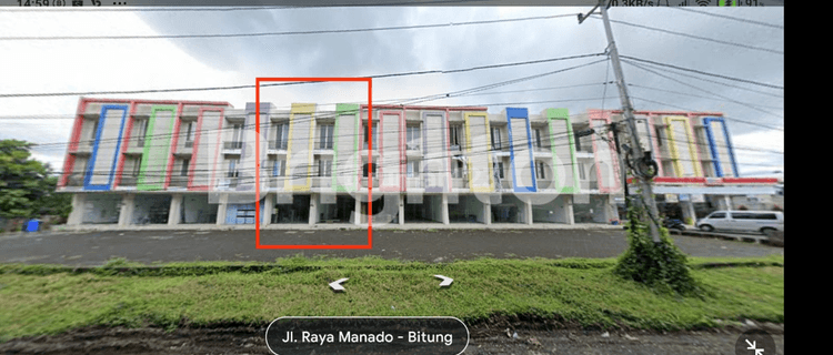 RUKO KOMPLEKS PERGUDANGAN OLYMPIC JALAN RAYA MANADO BITUNG 1