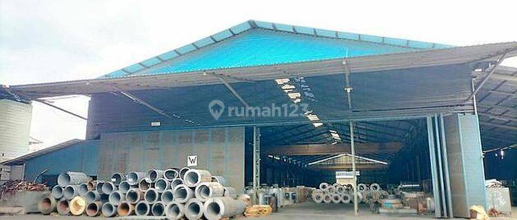 Gudang Besar Cepat | LT 13,000 m² | LB 6,408 m² | Harga 146 M Nego 1