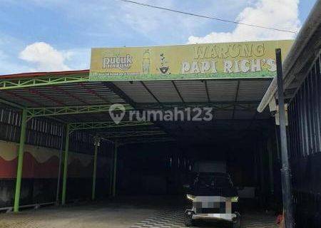 Gudang dekat tol masuk container di jalan baru sholeh iskandar 1