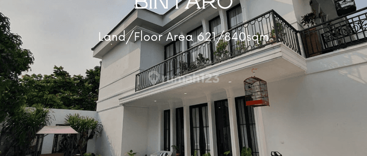 For sale brand new house american classic design di bintaro 1