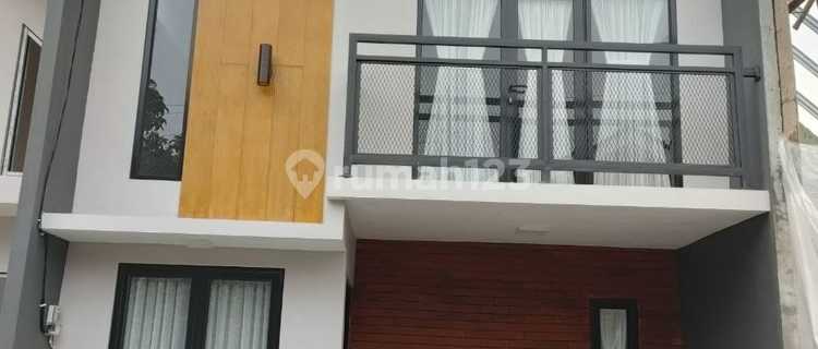 Rumah murah desain modern mezanin dekat pintu tol sawangan  1