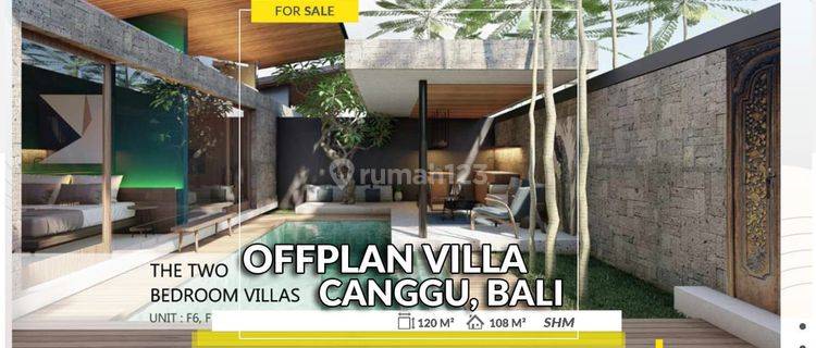 2 Bedroom Off Plan Villa For Sale In Canggu 1