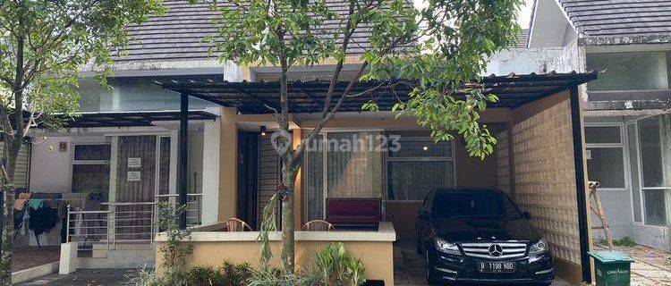 Rumah siap huni full furnished lingkungan nyaman asri bebas banjir di Sentul City 1