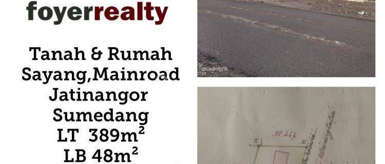 Dijual Rumah & Tanah Mainroad Sayang Jatinangor 1