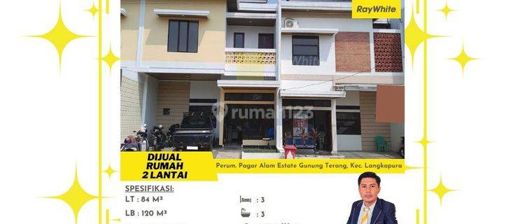 Rumah Baru di Jalan Pagar Alam dekat kampus Saburai dan MBK 1