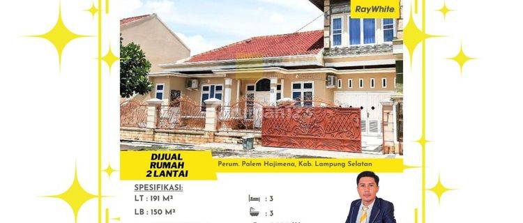 Rumah 2 Lantai Perumahan Palem Hajimena Natar 1