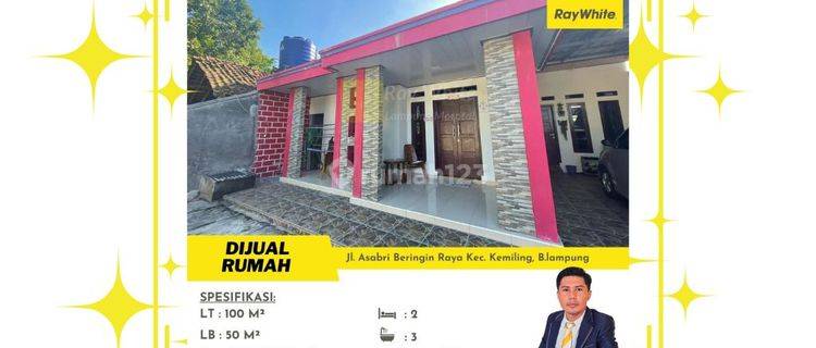 Rumah Minimalis harga murah di Beringin Raya Kemiling 1