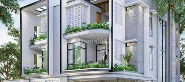 Rumah kost 3 lantai bangunan Baru SHM full furnished  1