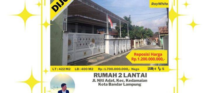 Rumah Murah  2 Lantai di Kedamaian 1