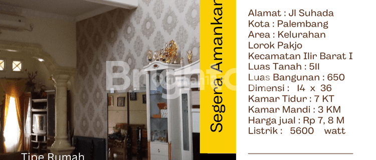 Rumah Mewah Ilir Barat 1 Area Perkotaan Palembang 1