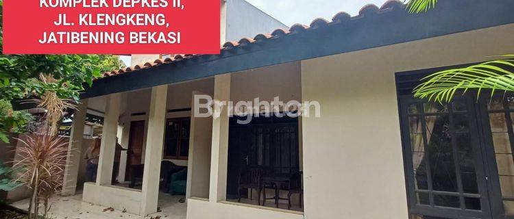 Rumah  1lt,Komplek Depkes IIJl. KlengkengJatibening Bekasi 1