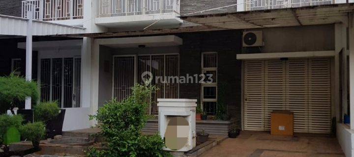 Rumah Cantik 2 Lantai Puri Mansion, Kembangan di bawah pasaran (BU), Lebar Jalan 3,5 Mobil dalam Cluster, Parkir untuk 2 Mobil, Lingkungan Asri dan Aman 1