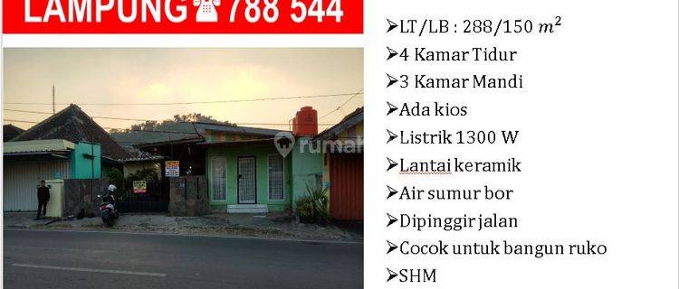 Rumah pinggir jl sisingamangaraja cocok untuk bangun ruko 1