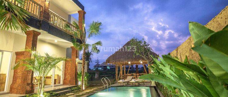 vila besar view sawah harga murah di ubud 1